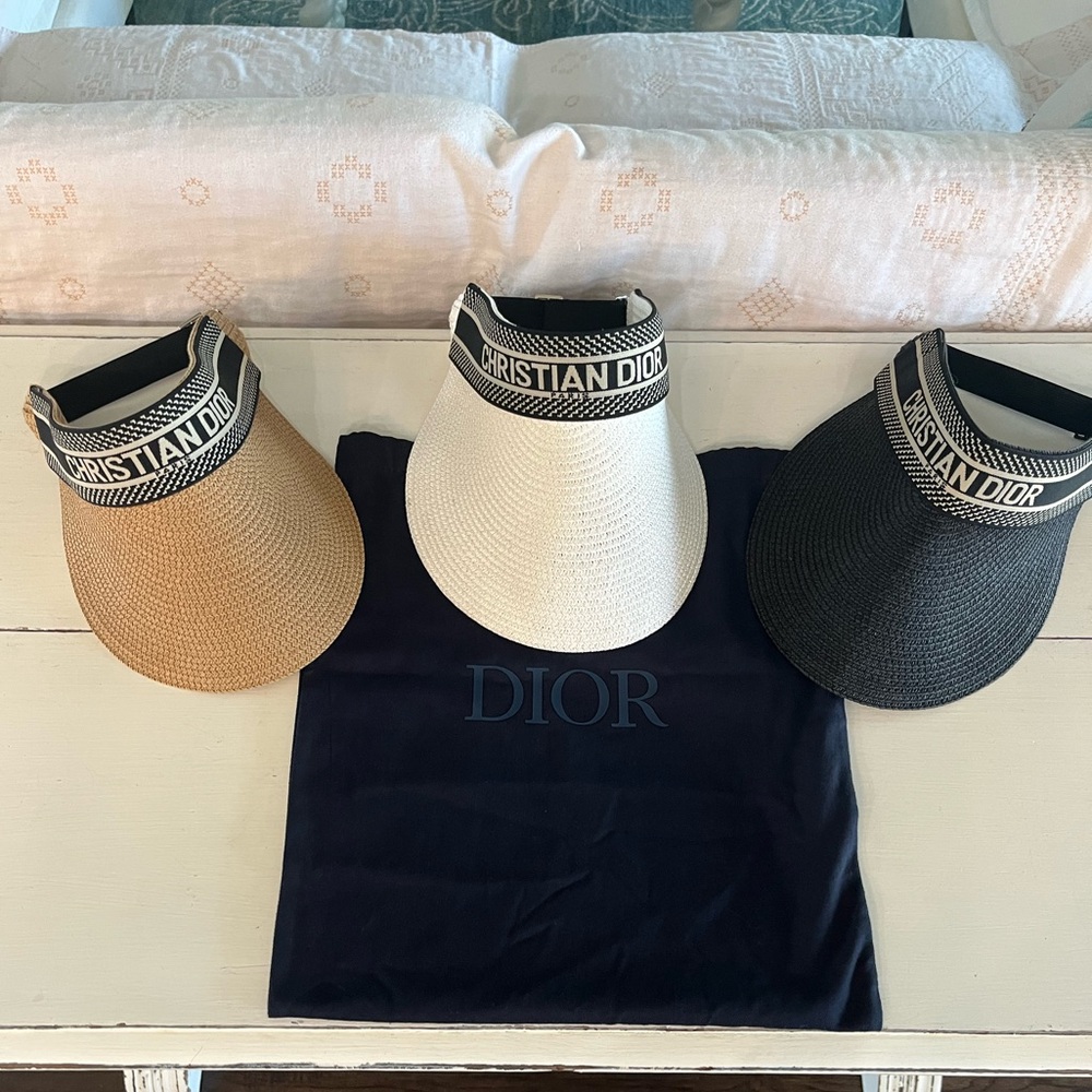 Bundle 3 Christian Dior Visors